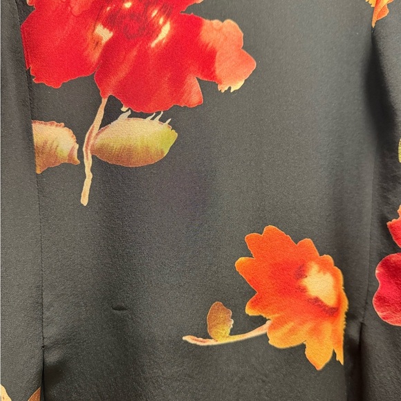 Maggy London Floral Black Dress - Picture 3 of 5